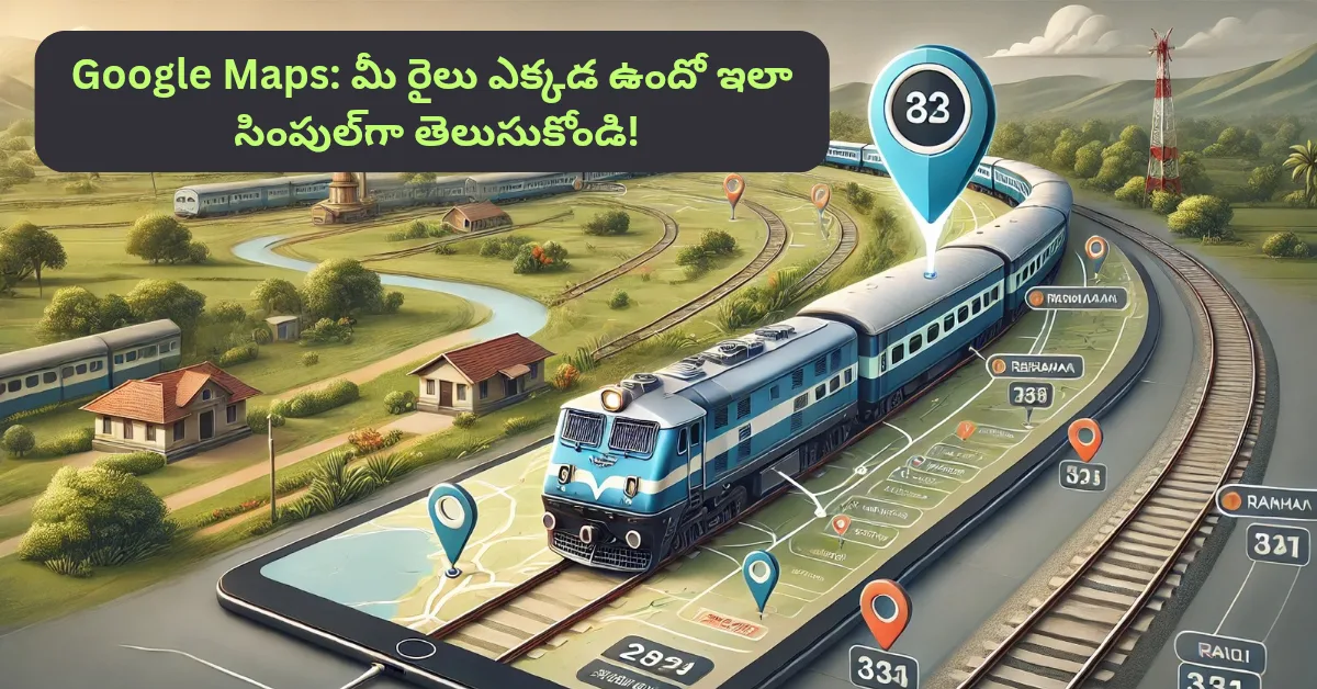 Google Maps: మీ రైలు ఎక్కడ ఉందో ఇలా సింపుల్‌గా తెలుసుకోండి!