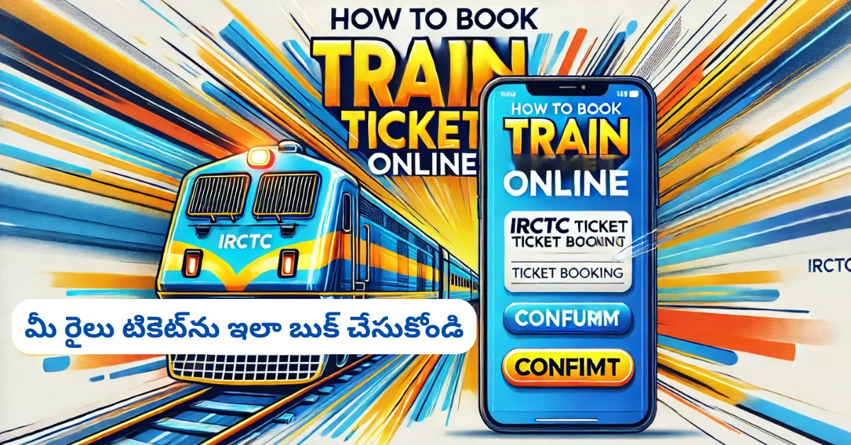 how to train ticket online telugu